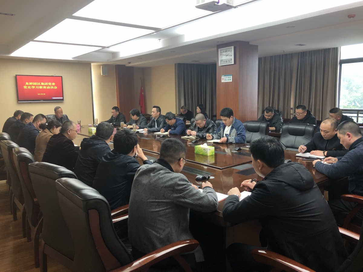 学党史 铸初心 涪陵临港集团召开党史学习教育动员会